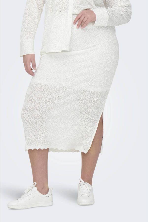 ONLY CARMAKOMA midi rok wit