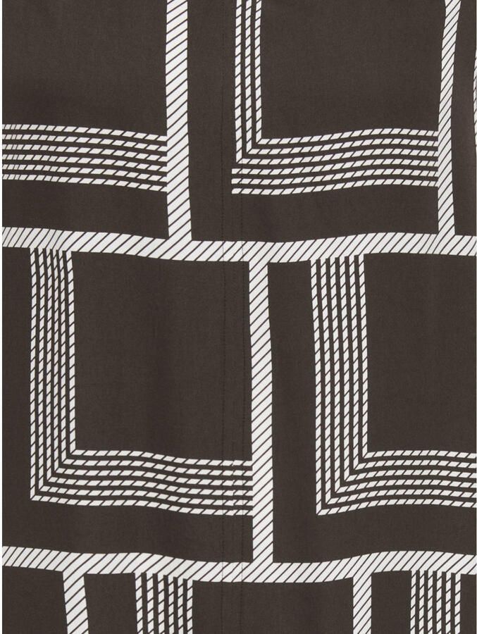 ONLY CARMAKOMA mini jurk Plus Size met print donkerbruin - Foto 2