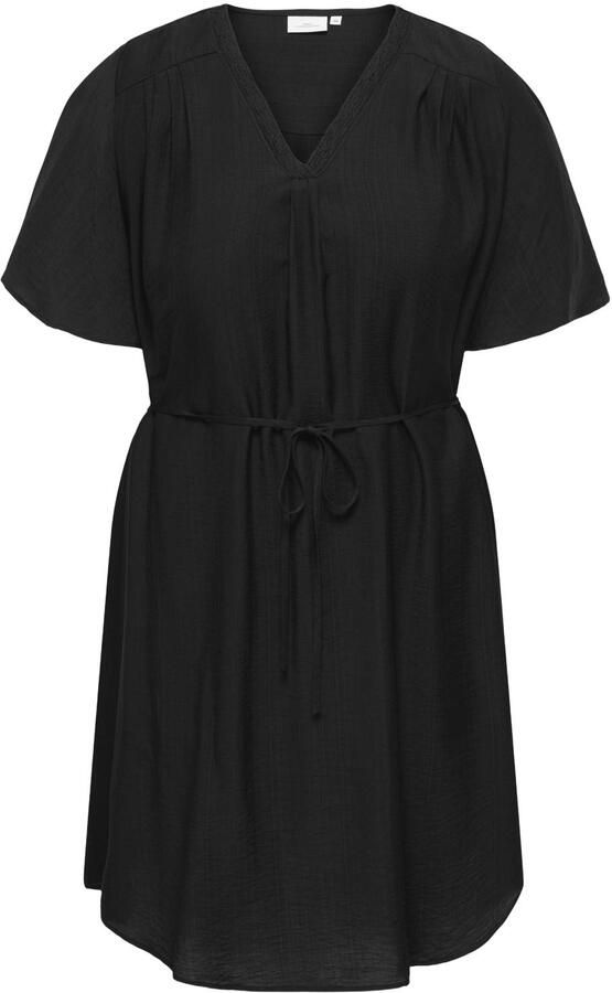 ONLY CARMAKOMA mini jurk zwart