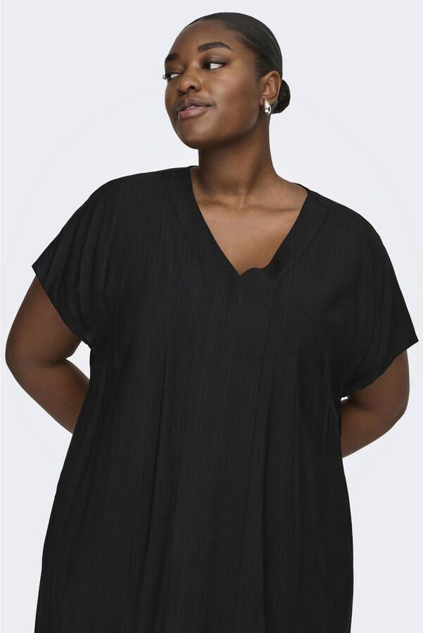 ONLY CARMAKOMA mini jurk zwart