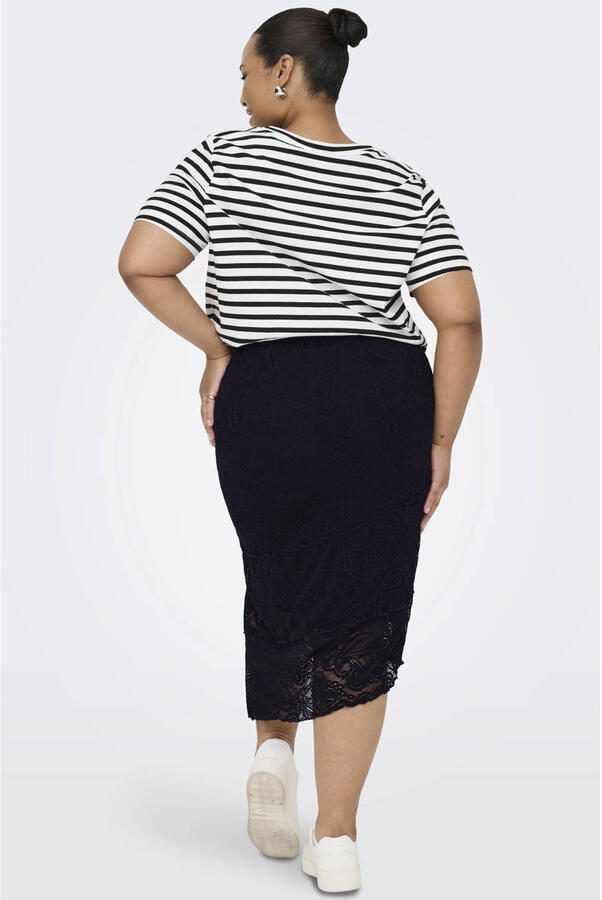 ONLY CARMAKOMA mini rok zwart - Foto 2