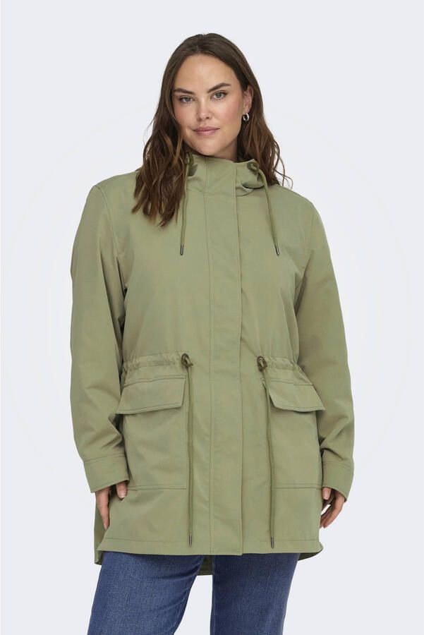 ONLY CARMAKOMA parka groen