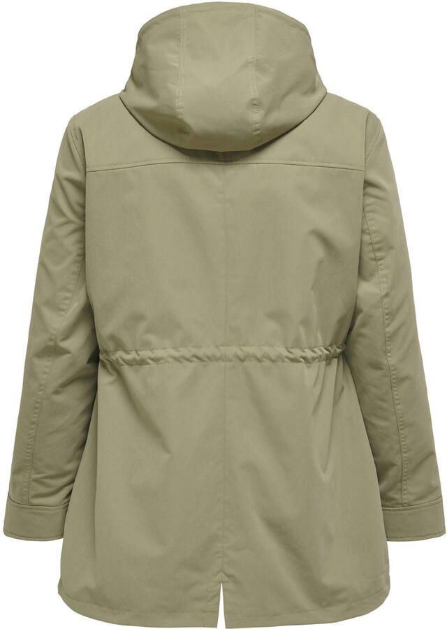 ONLY CARMAKOMA parka groen - Foto 2