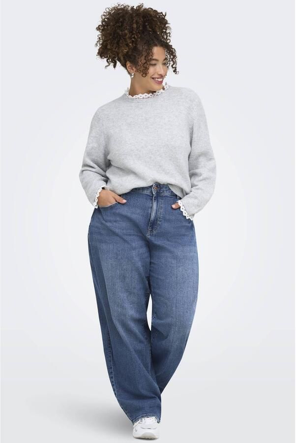 ONLY CARMAKOMA Plus Size barrel jeans medium blue denim - Foto 2