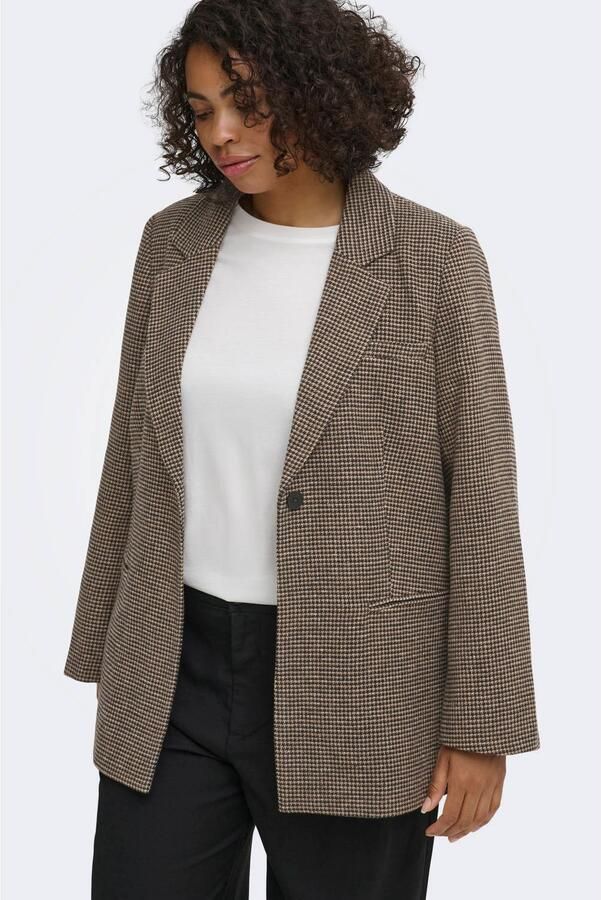 ONLY CARMAKOMA Plus Size blazer bruin