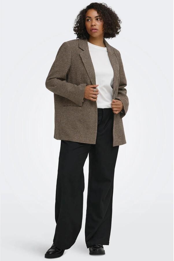 ONLY CARMAKOMA Plus Size blazer bruin - Foto 2