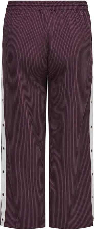 ONLY CARMAKOMA Plus Size broek donkerrood - Foto 3