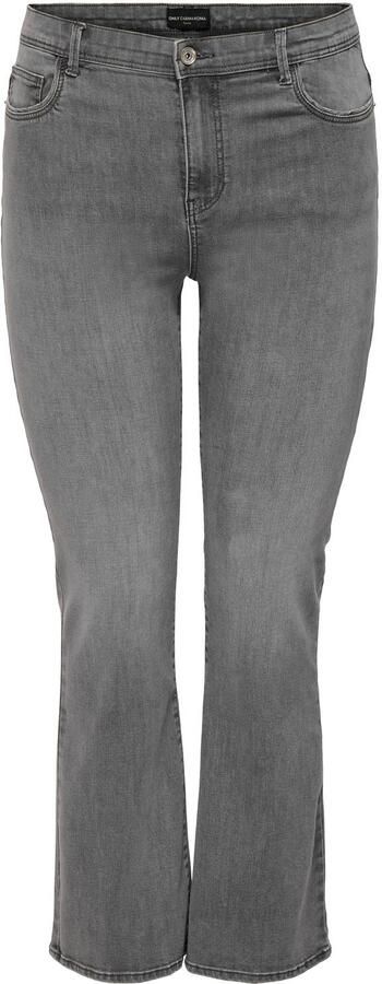 ONLY CARMAKOMA Plus Size flared jeans grijs