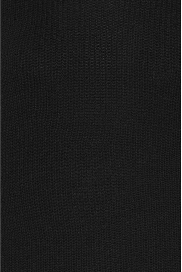 ONLY CARMAKOMA Plus Size gebreide mini jurk zwart - Foto 2