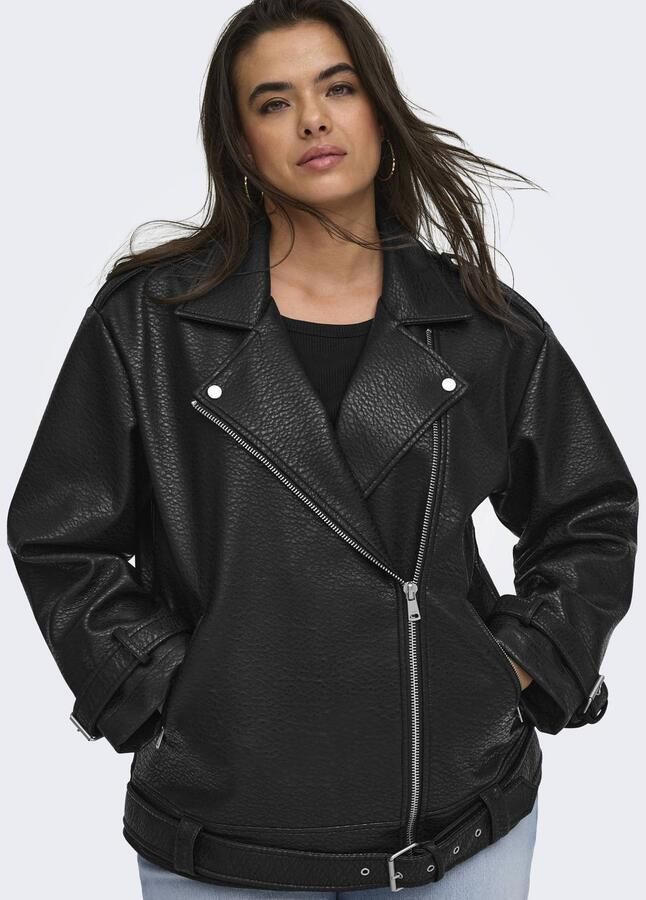 ONLY CARMAKOMA Plus Size spijkerjas zwart - Foto 2