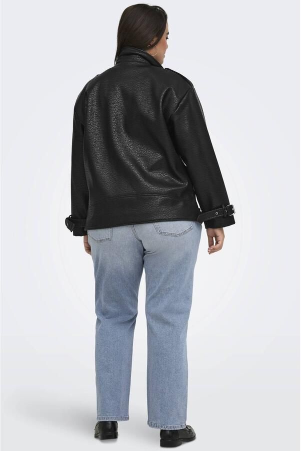ONLY CARMAKOMA Plus Size spijkerjas zwart - Foto 3