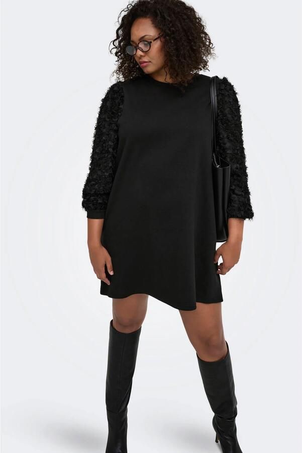 ONLY CARMAKOMA Plus Size sweatjurk zwart - Foto 3