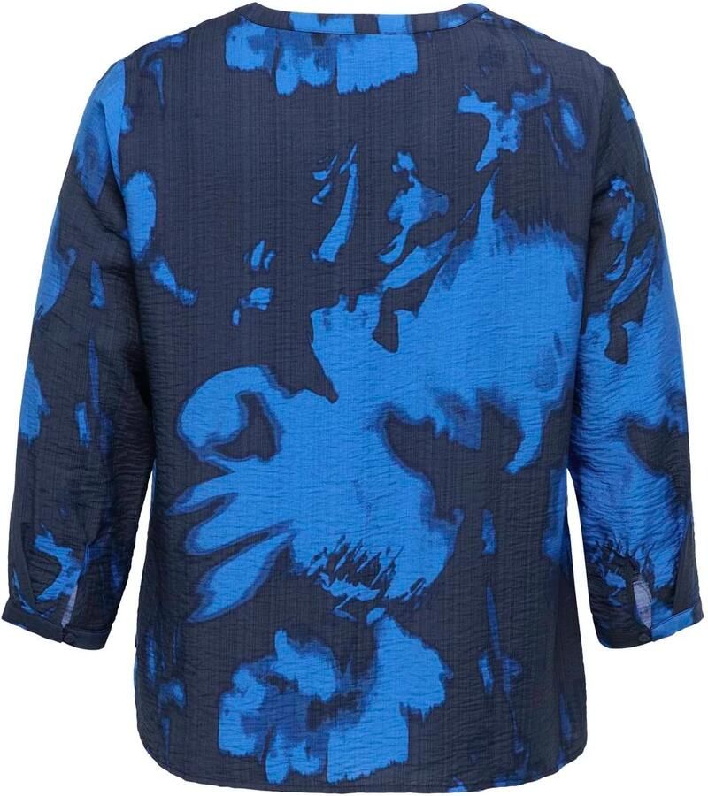 ONLY CARMAKOMA Plus Size top met print donkerblauw - Foto 2