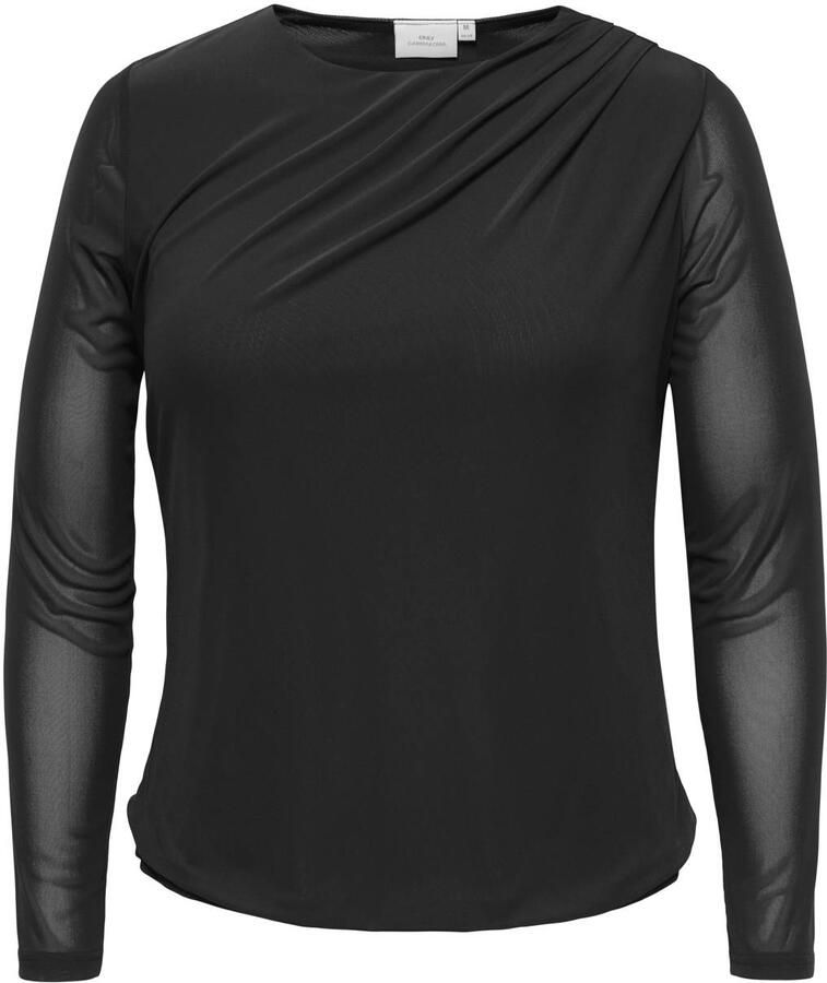 ONLY CARMAKOMA Plus Size top zwart