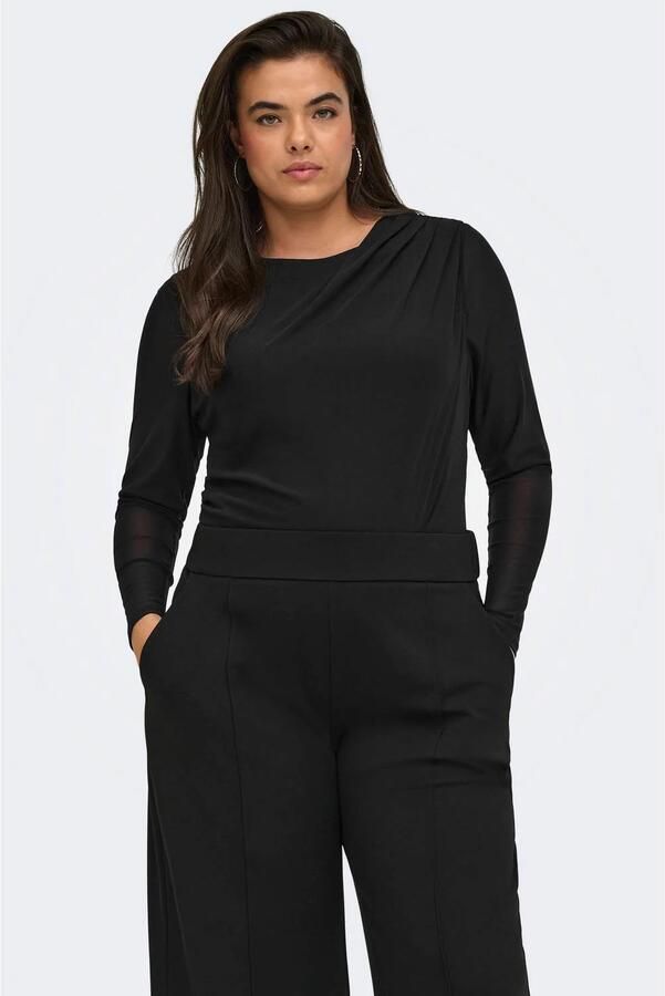 ONLY CARMAKOMA Plus Size top zwart