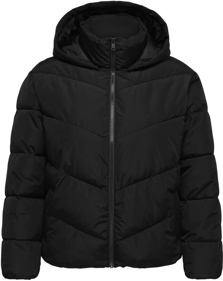 ONLY CARMAKOMA Plus Size winterjas zwart