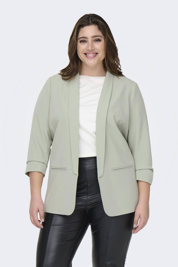 ONLY CARMAKOMA rechtvallende blazer CARELLY groen