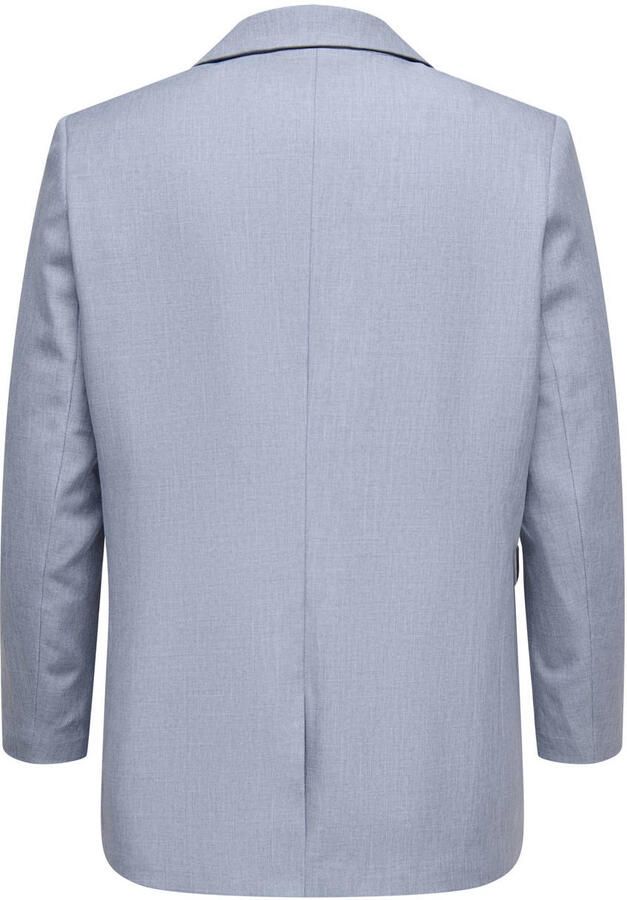 ONLY CARMAKOMA regular blazer blauw - Foto 2