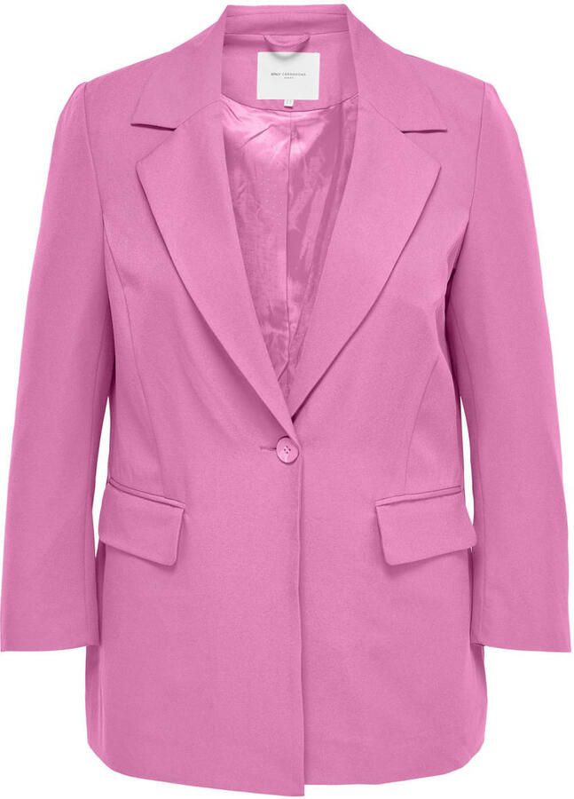 ONLY CARMAKOMA regular blazer roze