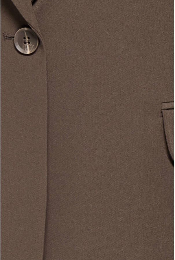 ONLY CARMAKOMA regular fit blazer Plus Size bruin - Foto 2
