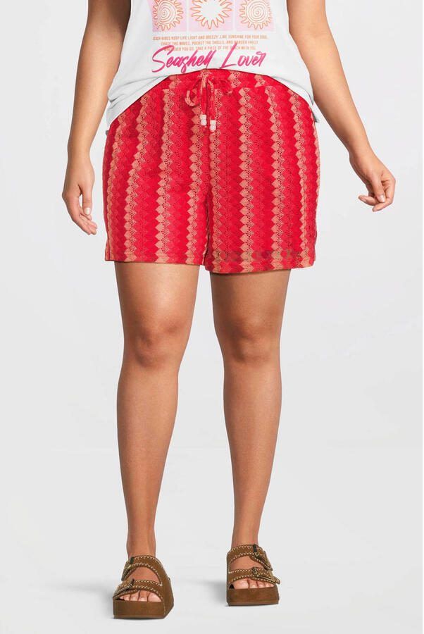 ONLY CARMAKOMA regular waist rood