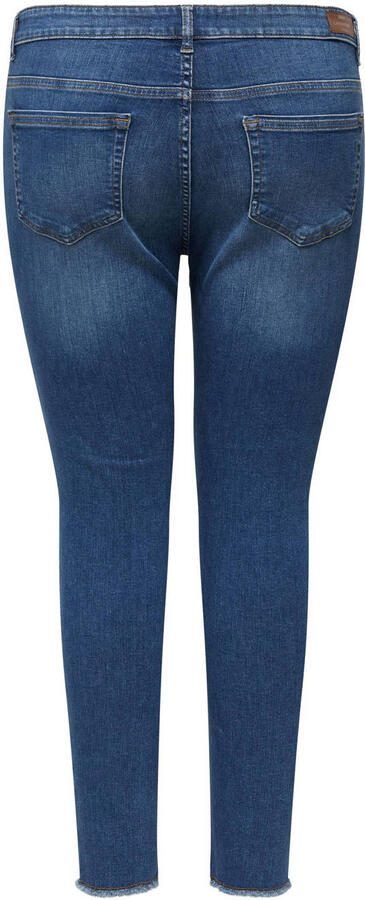 ONLY CARMAKOMA regular waist skinny jeans medium blue denim