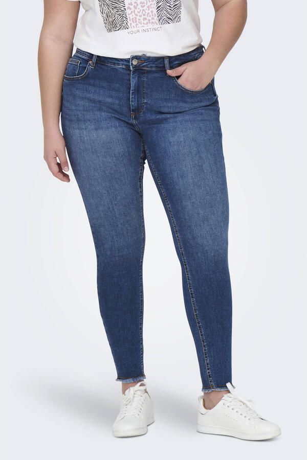 ONLY CARMAKOMA Skinny fit jeans CARWILLY REG SK ANK RW DNM TAI263 NOOS