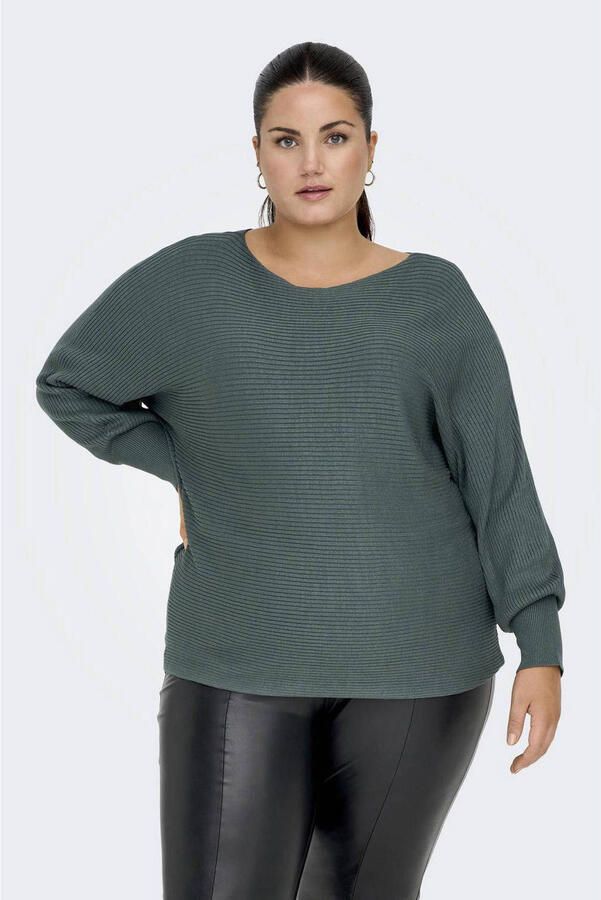 ONLY CARMAKOMA Gebreide trui CARNEW ADALINE LIFE L S PULLOVER KNT - Foto 2