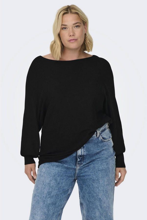 ONLY CARMAKOMA Gebreide trui CARNEW ADALINE LIFE L S PULLOVER KNT