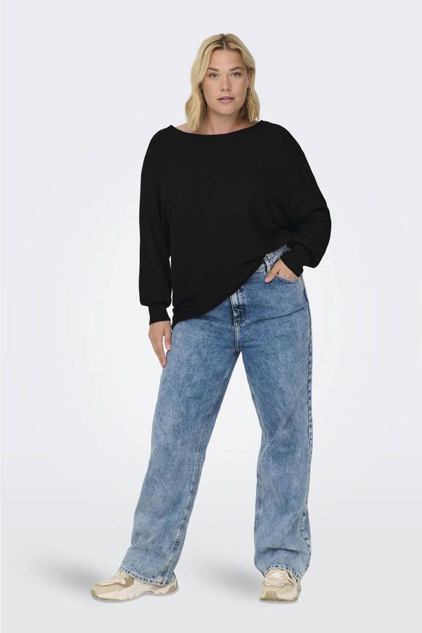 ONLY CARMAKOMA Gebreide trui CARNEW ADALINE LIFE L S PULLOVER KNT - Foto 2