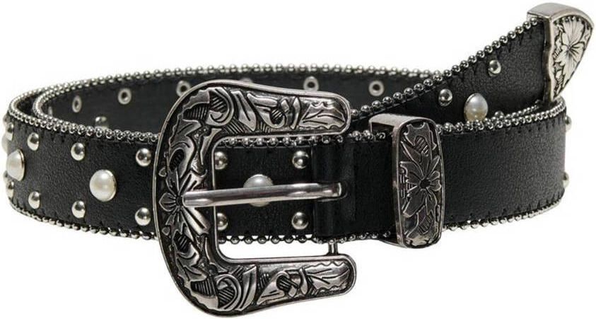 ONLY CARMAKOMA riem CAREDEN zwart zilver