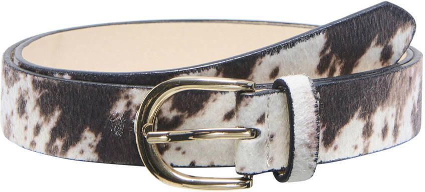 ONLY CARMAKOMA riem CARRASMI met koeienprint bruin