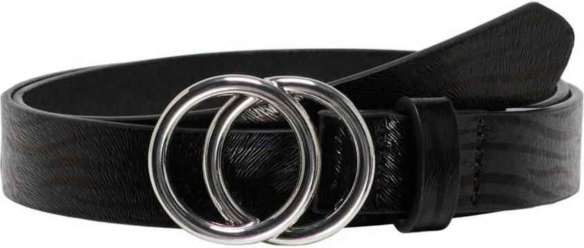 ONLY CARMAKOMA riem CARRASMI met zebraprint zwart