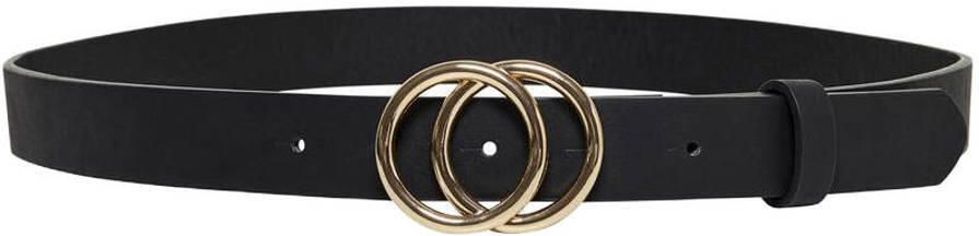 ONLY CARMAKOMA riem CARRASMI zwart goudkleurig