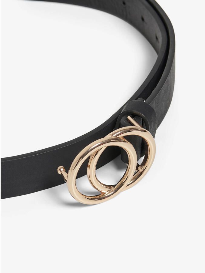 ONLY CARMAKOMA riem CARRASMI zwart goudkleurig - Foto 2