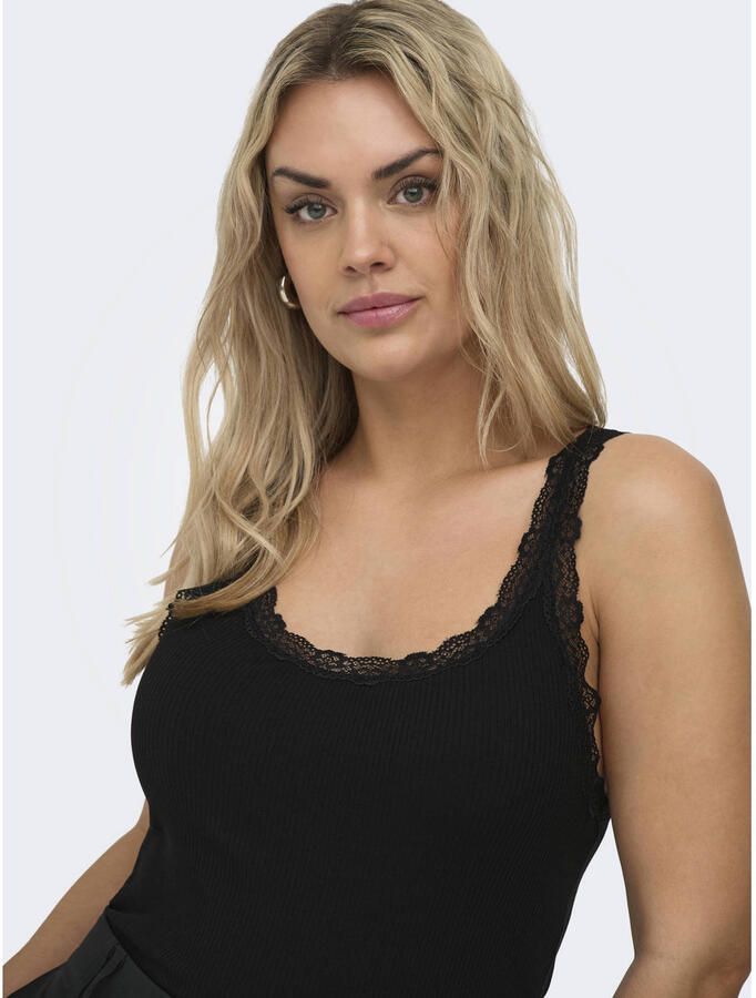 ONLY CARMAKOMA singlet zwart - Foto 2