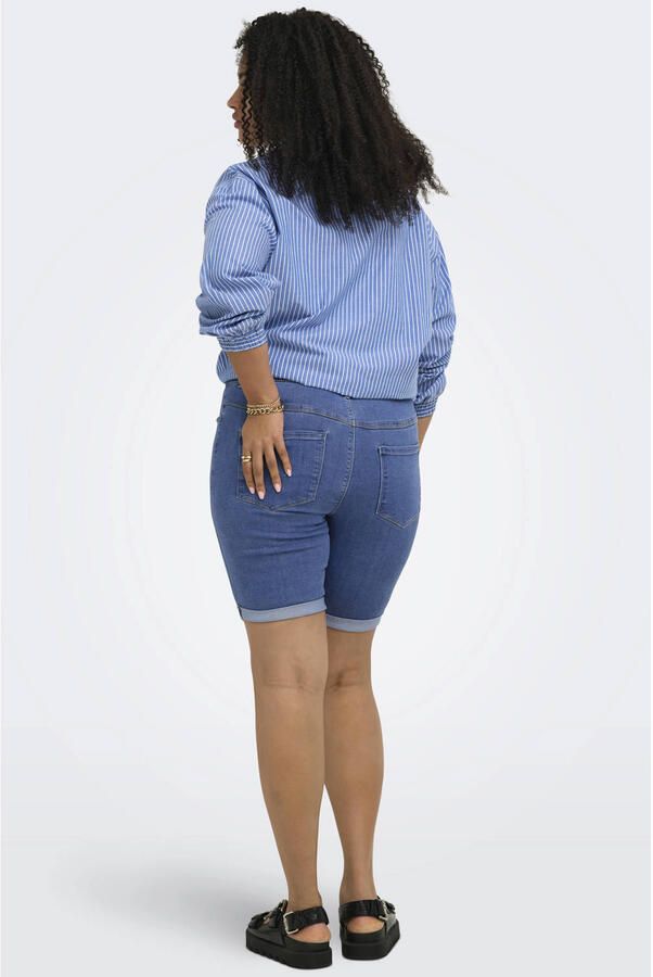 ONLY CARMAKOMA Jeansshort CARTHUNDER LIFE REG LONG SHORTS DNM - Foto 3