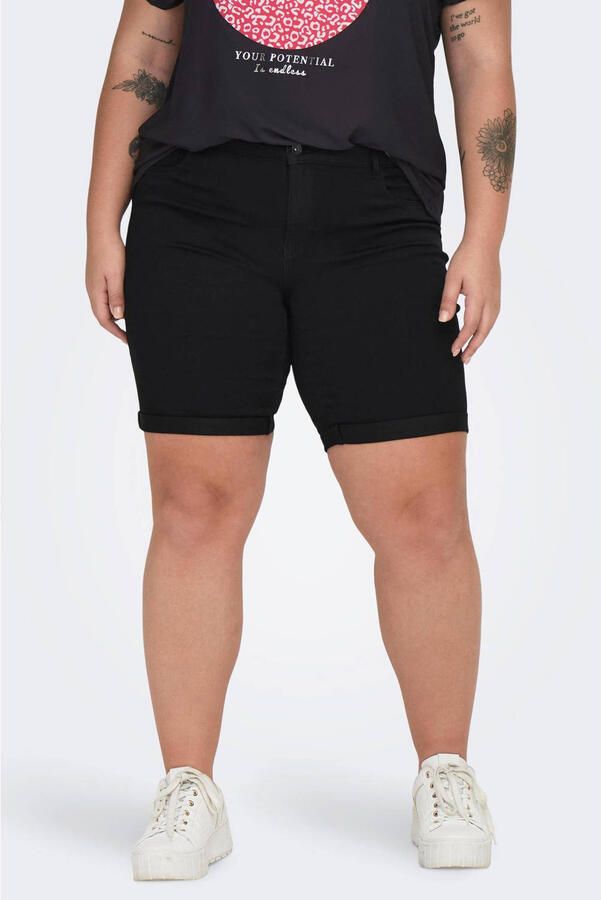 ONLY CARMAKOMA Jeansshort CARTHUNDER LIFE REG LONG SHORTS DNM - Foto 3