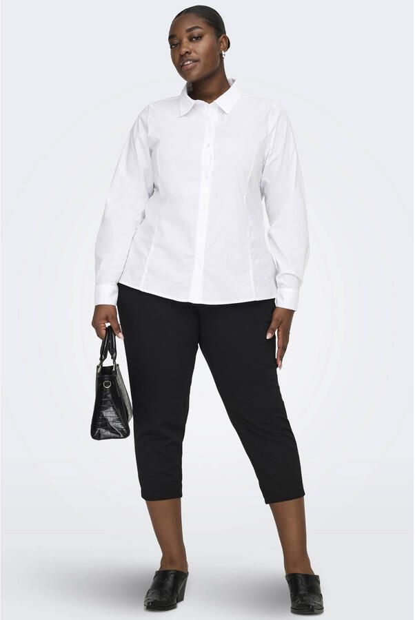 ONLY CARMAKOMA skinny high waist chino zwart - Foto 2