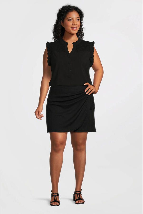 ONLY CARMAKOMA skort zwart - Foto 3