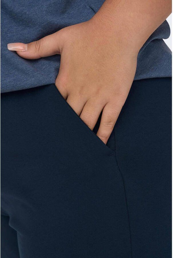 ONLY CARMAKOMA slim fit broek CARGOLDTRASH donkerblauw - Foto 2