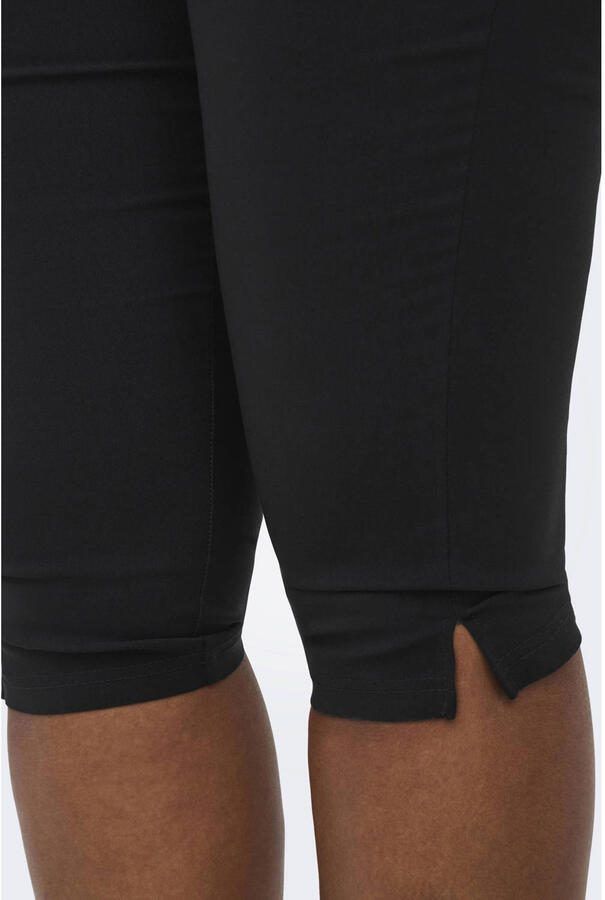 ONLY CARMAKOMA slim regular waist capri zwart - Foto 2