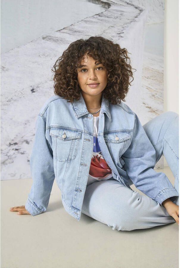 ONLY CARMAKOMA Jeansjack CARROBYN L S DNM JACKET TAI