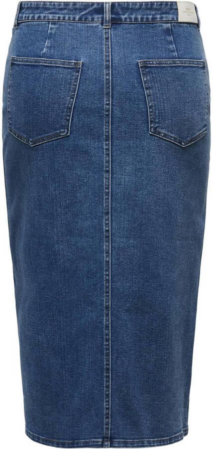 ONLY CARMAKOMA Jeans rok CARSIRI FRONT SLIT SKIRT DNM GUA NOOS - Foto 3