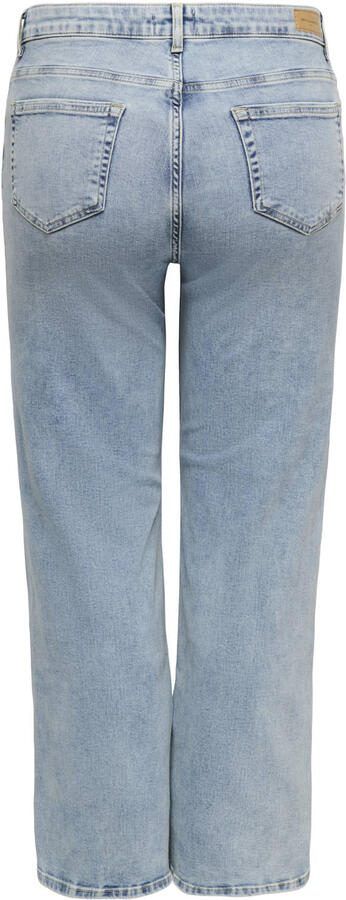 ONLY CARMAKOMA straight fit jeans light blue denim - Foto 2