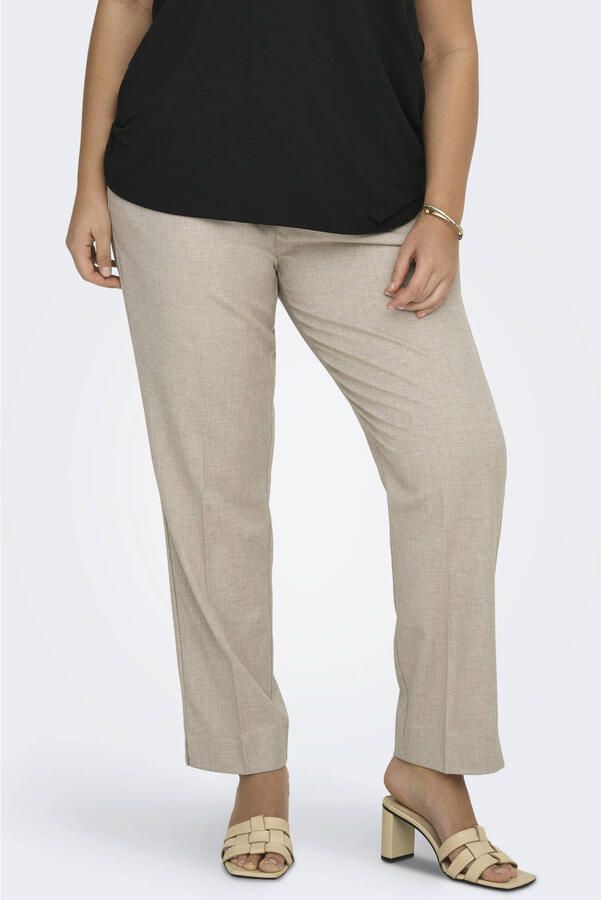 ONLY CARMAKOMA straight high waist casual broek