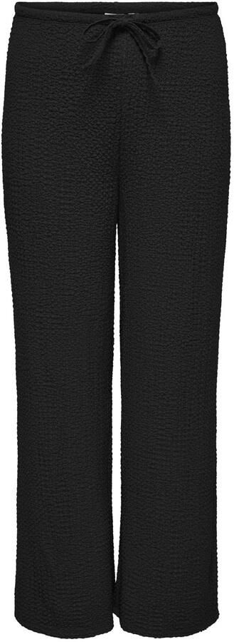 ONLY CARMAKOMA straight leg broek Plus Size zwart