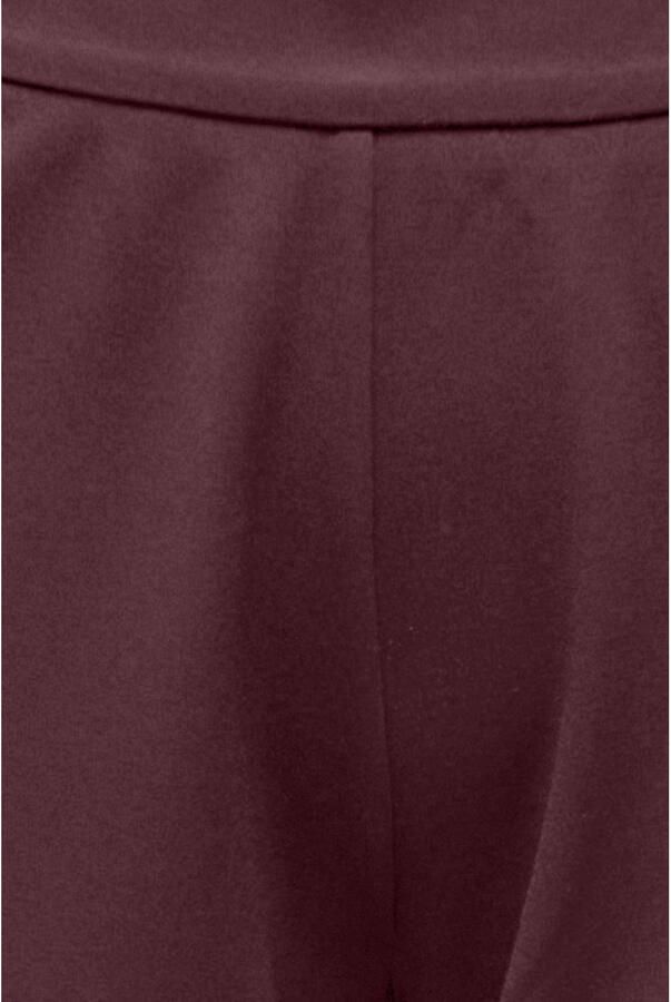 ONLY CARMAKOMA straight leg casual broek Plus Size donkerrood