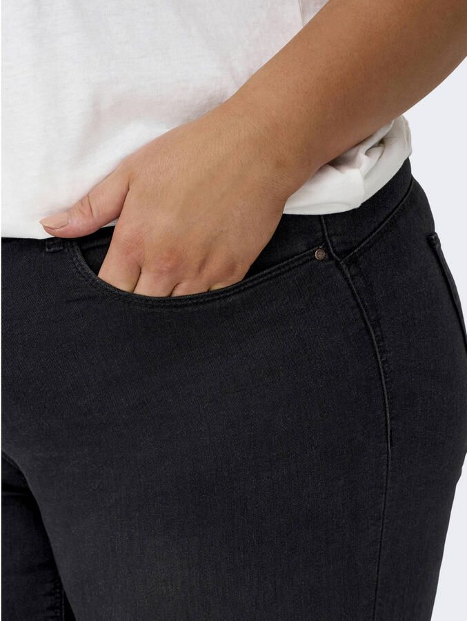 ONLY CARMAKOMA straight leg jeans black denim - Foto 3