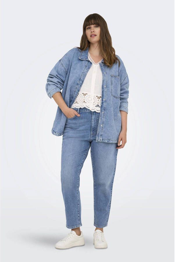 ONLY CARMAKOMA High-waist jeans CAREMILY STRETCH HW ST AK DNM CRO005